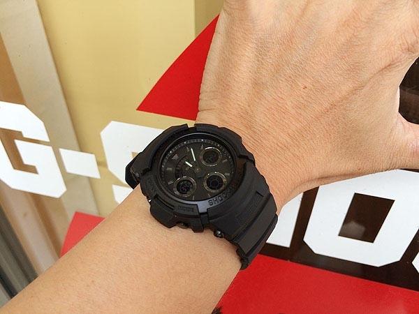 Casio G-Shock Black Stealth Series Analog-Digital ALL Black Watch AW591BB-1ADR - Diligence1International