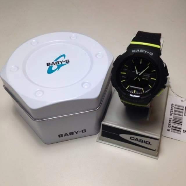 Casio Baby-G Standard Analog-Digital Black x Neon Green Accents Watch BGA240-1A2DR - Diligence1International