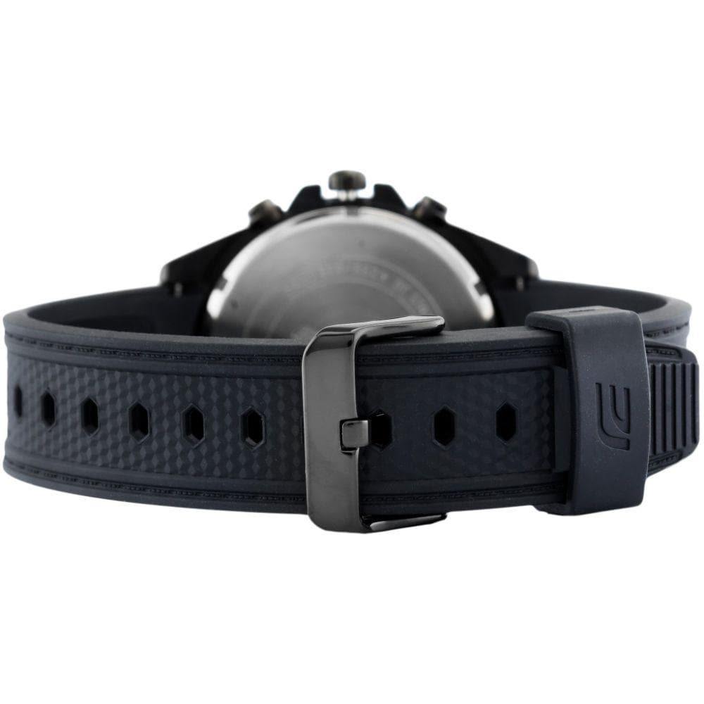 Casio Edifice Chronograph All Black Men's PVD Rubber Strap Watch EFR-552PB-1AV - Diligence1International