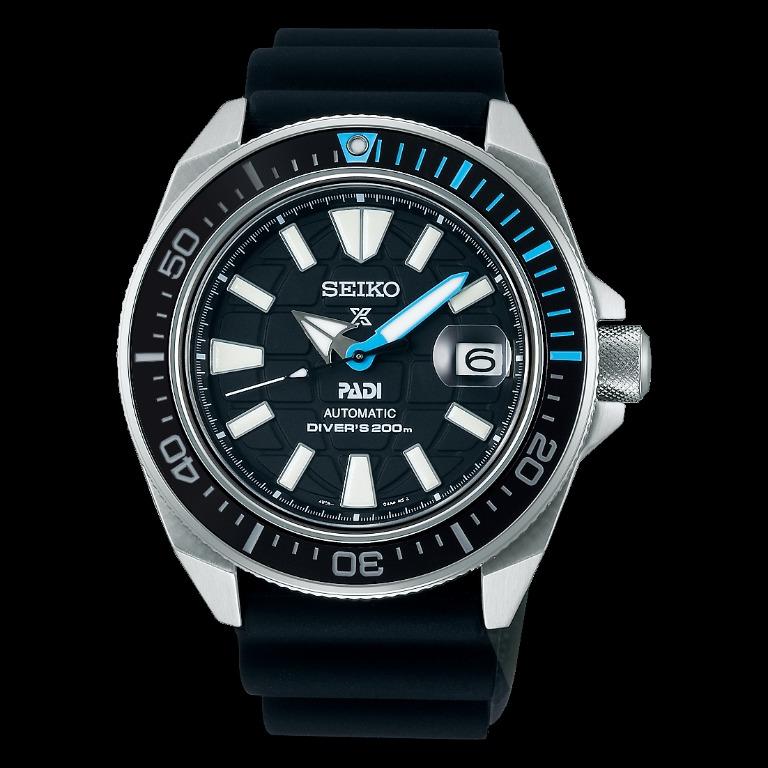 Seiko Prospex PADI SE King Samurai Black Diver's Men's Rubber Strap Watch SRPG21K1