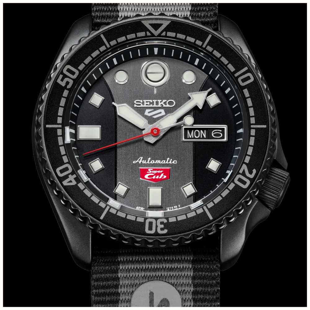 Seiko 5 100M X Honda Super Cub Limited Edition Automatic Watch SRPJ75K1