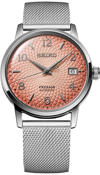 Seiko Presage Limited Edition Cocktail Time Tequila Sunset Pink Ladies' Watch Set SRPE47J1 - Diligence1International