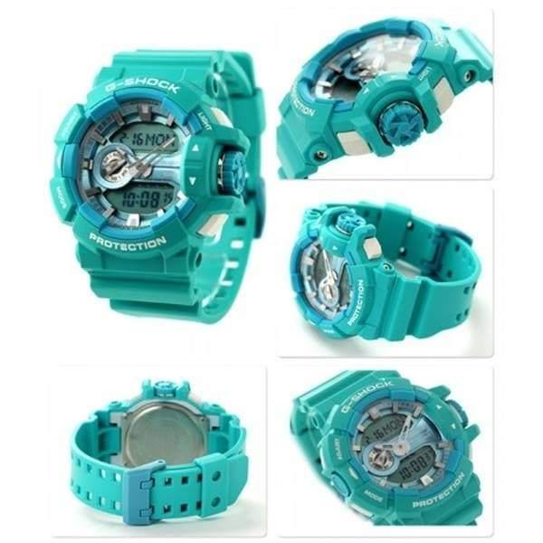 Casio G-Shock Big Case Analog-Digital Baby Blue Watch GA400A-2ADR - Diligence1International