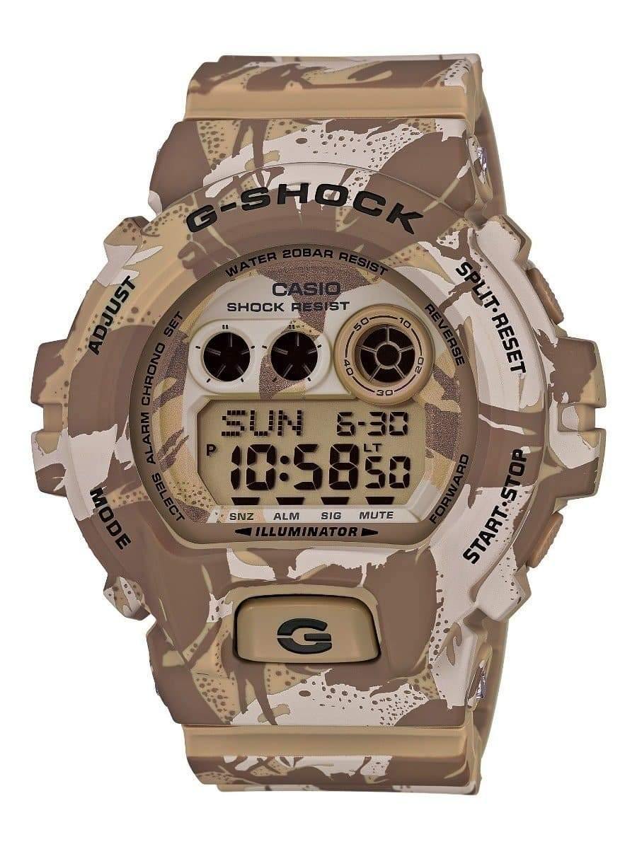 Casio G-Shock Military Standard Digital Desert Sandstorm Camo Beige Watch GDX6900MC-5DR
