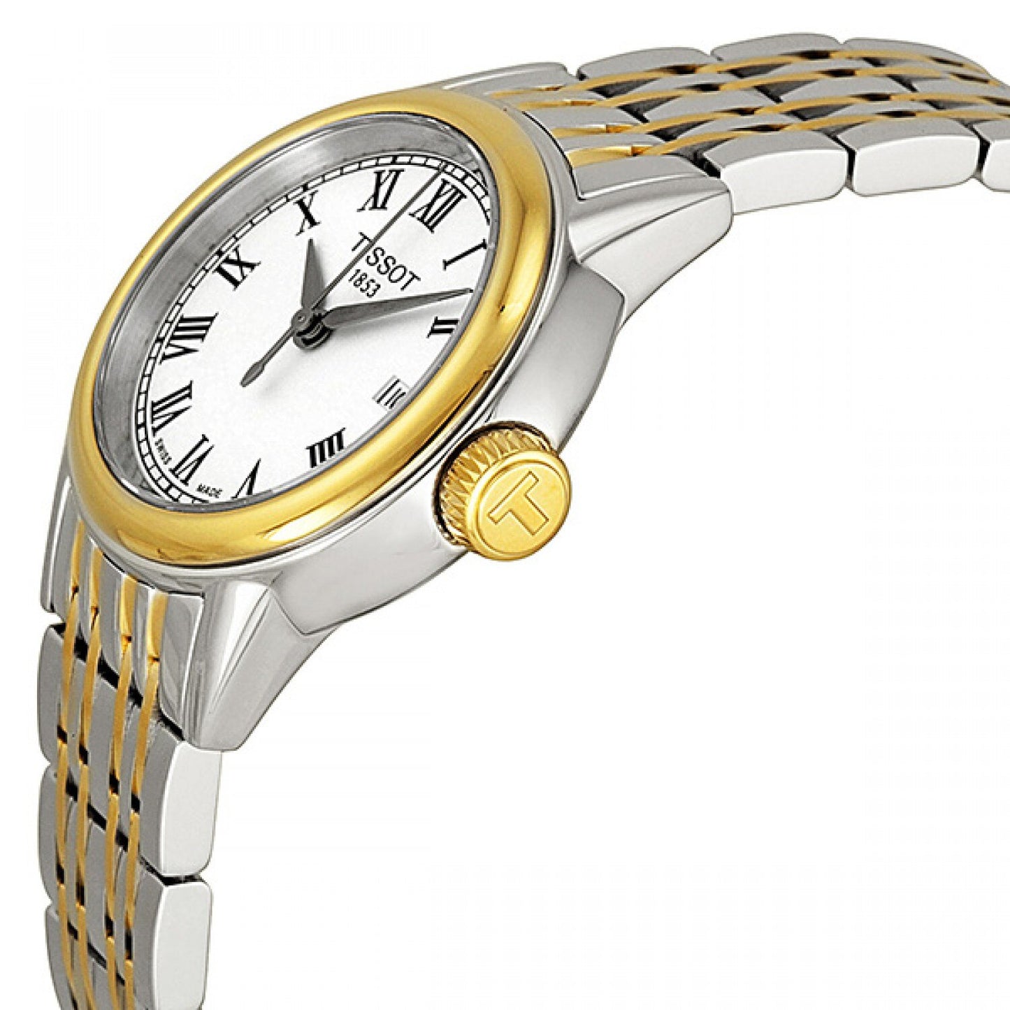 Tissot Swiss Made T-Classic Carson 2 Tone Gold Plated Ladies' Watch T0852102201300 - Diligence1International