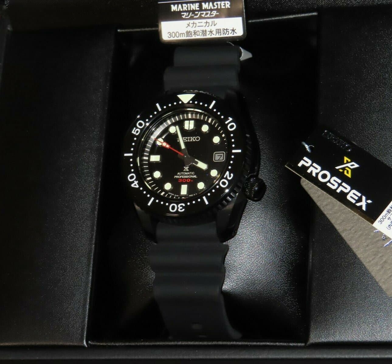 Seiko Limited Edition 1968 Black Series Marinemaster 300M Men's Watch SLA035J1 - Diligence1International