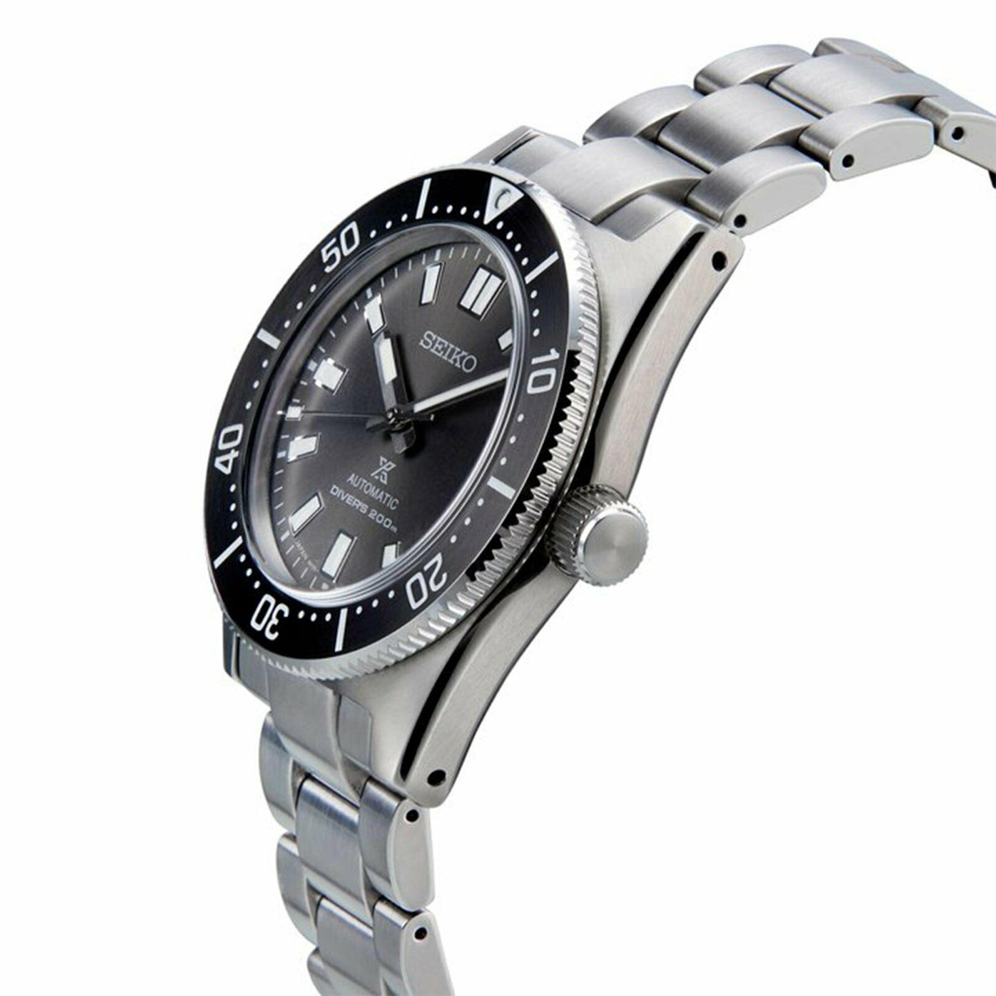 Seiko Japan Made Gen 2 62MAS Prospex Diver's Gray Dial Men's Stainless Steel Watch SPB143J1