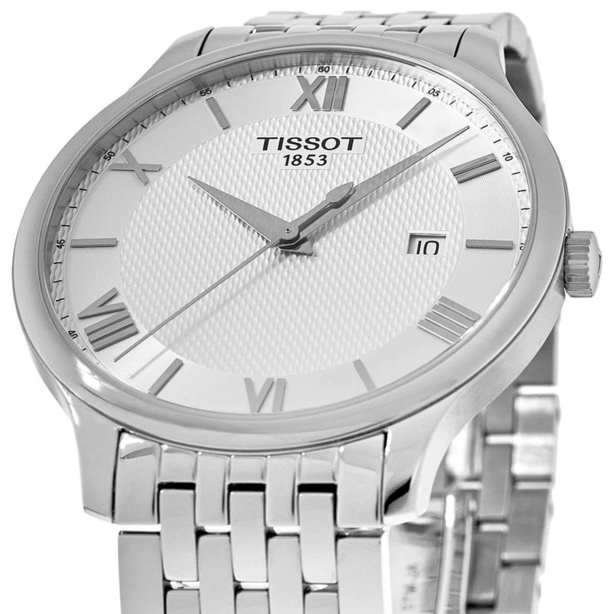 Tissot Swiss Made T-Classic Silver Tradition Stainless Steel Men's Watch T0636101103800 - Diligence1International