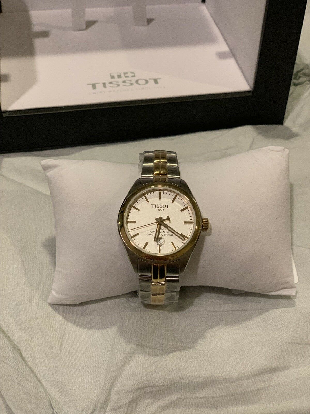 Tissot Swiss Made T-Classic PR100 Chronometer 2 Tone Gold Plated Men's Watch T1014512203100 - Diligence1International