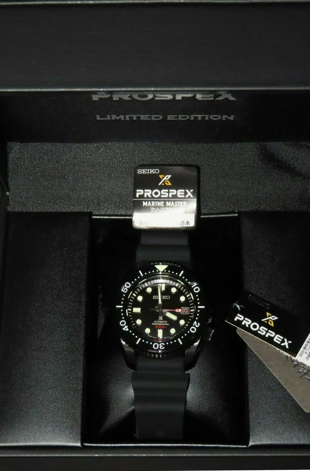 Seiko Limited Edition 1968 Black Series Marinemaster 300M Men's Watch SLA035J1 - Diligence1International