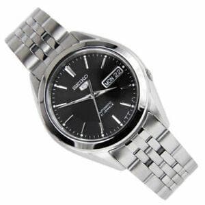 Seiko 5 Classic Men's Size Black Dial Stainless Steel Strap Watch SNKL23K1 - Diligence1International