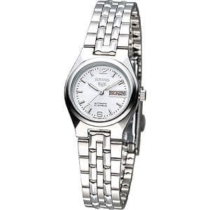 Seiko 5 Classic Ladies Size Silver Dial Stainless Steel Strap Watch SYMK31K1 - Diligence1International