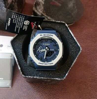 Casio G-Shock Carbon Core Guard Earth Tone Navy Blue AP CasiOak Watch GA2110ET-2ADR - Diligence1International