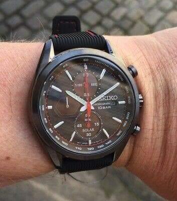 Seiko Prospex Solar Men's Rubber Strap Chronograph Watch SSC777P1 - Diligence1International