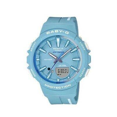 Casio Baby-G BGS Step Tracker Analog-Digital Pastel Sky Blue Watch BGS100RT-2ADR - Diligence1International