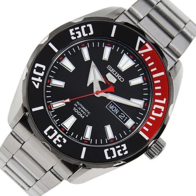 Seiko 5 Sports JAPAN Made 100M Coke Men's Stainless Strap Watch SRPC57J1 - Diligence1International