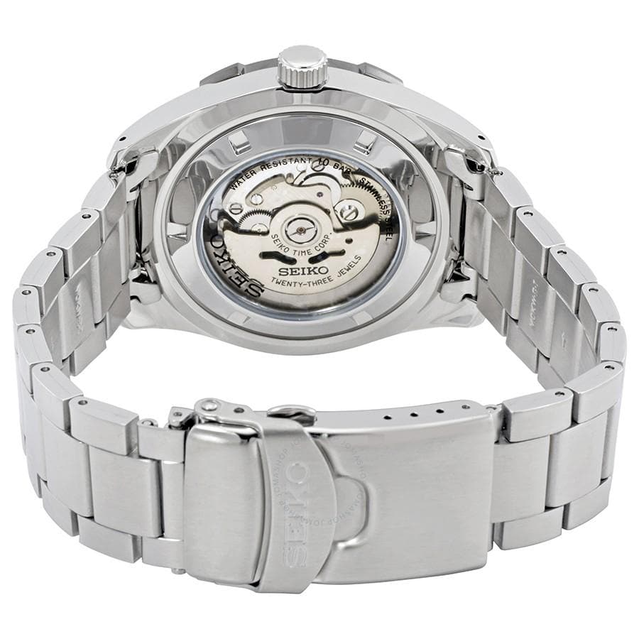 Seiko 5 Sports 100M Automatic Watch Black Dial Stainless Steel Strap SRPB83K1 - Diligence1International