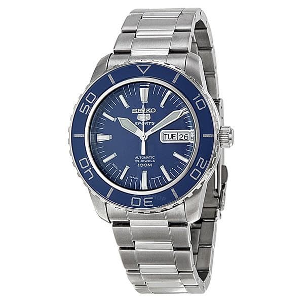 Seiko 5 Sports Japan Made Blue 55 Fathoms Men's Watch SNZH53J1 - Diligence1International