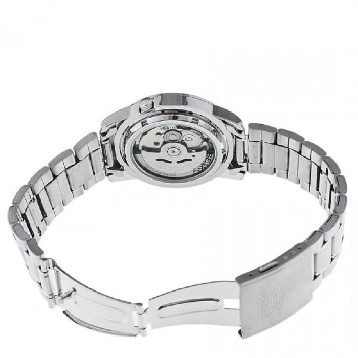 Seiko 5 Classic Men's Size White Dial Stainless Steel Strap Watch SNKK25K1 - Diligence1International