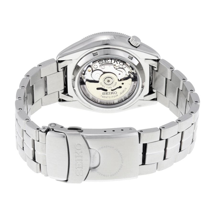 Seiko 5 Sports 100M 24 Hour Sub-Dial Black Men's Stainless Steel Strap Watch SSA065K1 - Diligence1International