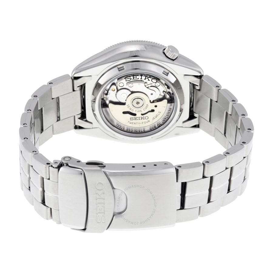Seiko 5 Sports 100M 24 Hour Sub-Dial Black Men's Stainless Steel Strap Watch SSA065K1 - Diligence1International