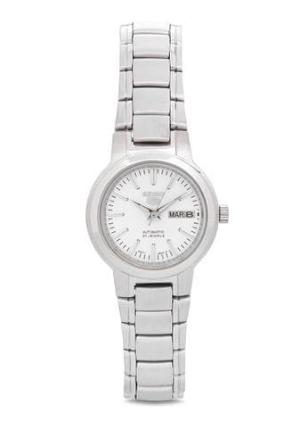 Seiko 5 Classic Ladies Size White Dial Stainless Steel Strap Watch SYME39K1 - Diligence1International