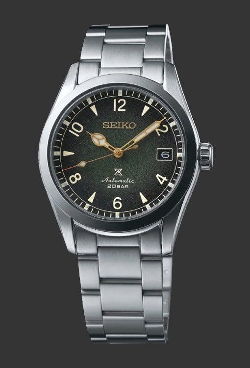 Seiko JAPAN Made Prospex Baby Alpinist Green Junior Men's Stainless Watch SPB155J1 - Diligence1International