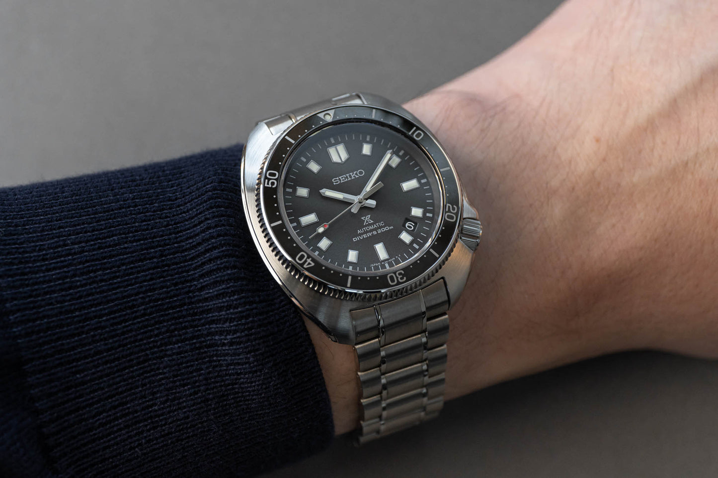 Seiko 1970 Recreation Apocalypse Captain Willard Marinemaster 200M Men's Watch SLA051J1