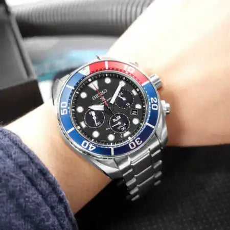 Seiko Prospex Special Edition PADI Sumo 3rd GEN Men's Chrono Stainless Steel Watch SSC795J1 - Diligence1International
