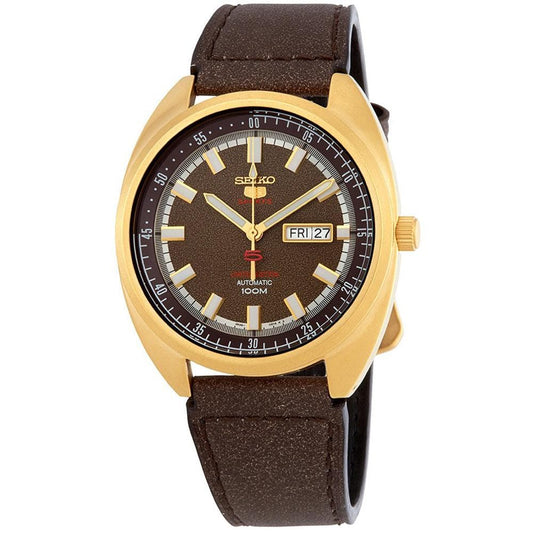 Seiko 5 Sports Brown Dial Limited Edition Helmet Turtle Automatic Men's Watch SRPB74K1 - Diligence1International