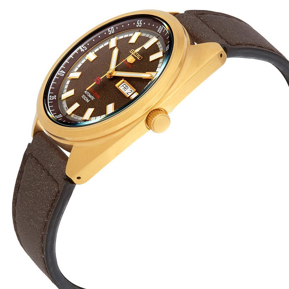 Seiko 5 Sports Brown Dial Limited Edition Helmet Turtle Automatic Men's Watch SRPB74K1 - Diligence1International