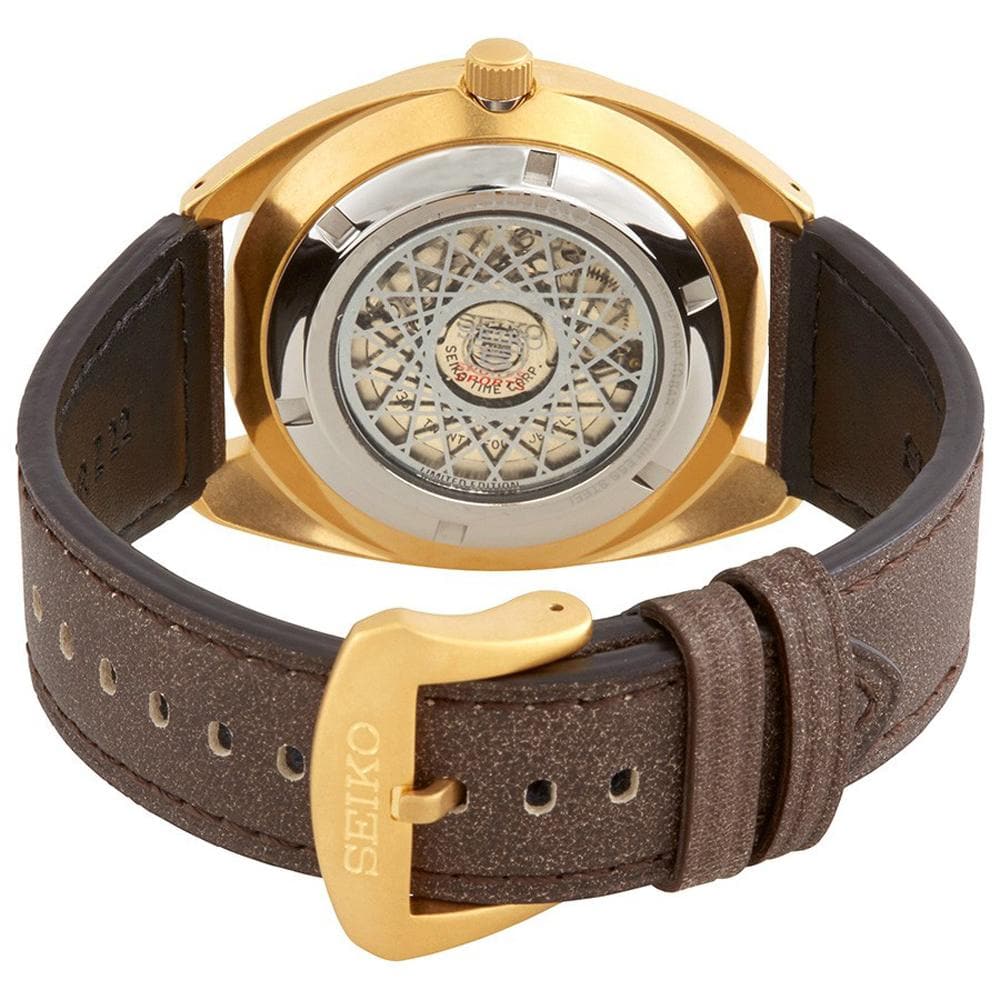 Seiko 5 Sports Brown Dial Limited Edition Helmet Turtle Automatic Men's Watch SRPB74K1 - Diligence1International