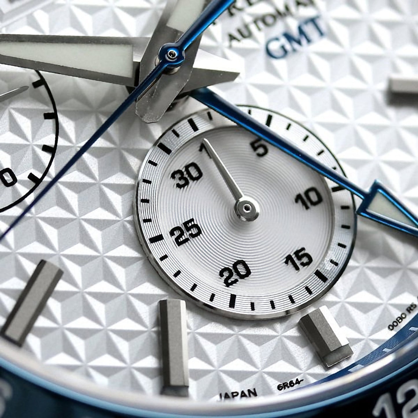 Seiko Presage Sharp Edged Series Limited Edition Asanoha White GMT Men's Stainless Steel Watch SPB223J1
