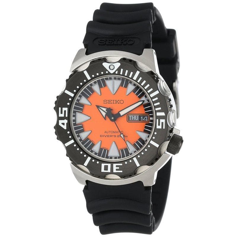 Seiko Monster Orange Fang 2nd Gen Diver's Men's Rubber Strap Watch SRP315K1 - Diligence1International