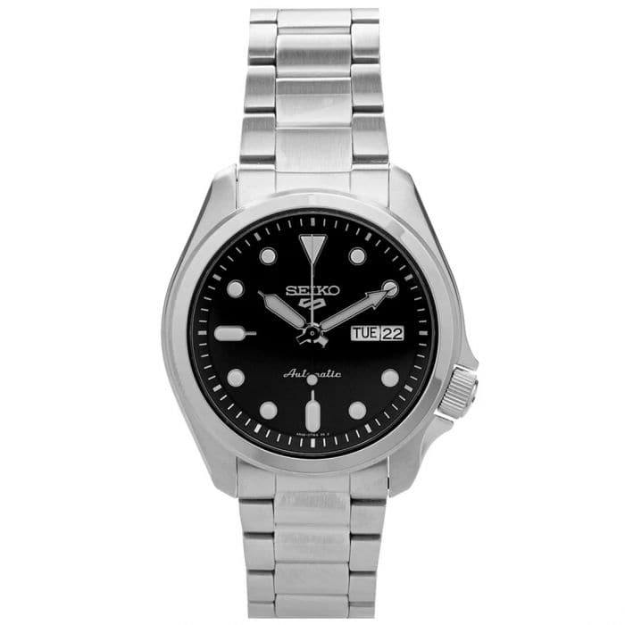 NEW Seiko 5 Sports 100M Automatic Men's Watch Black Dial SRPE55K1 - Diligence1International