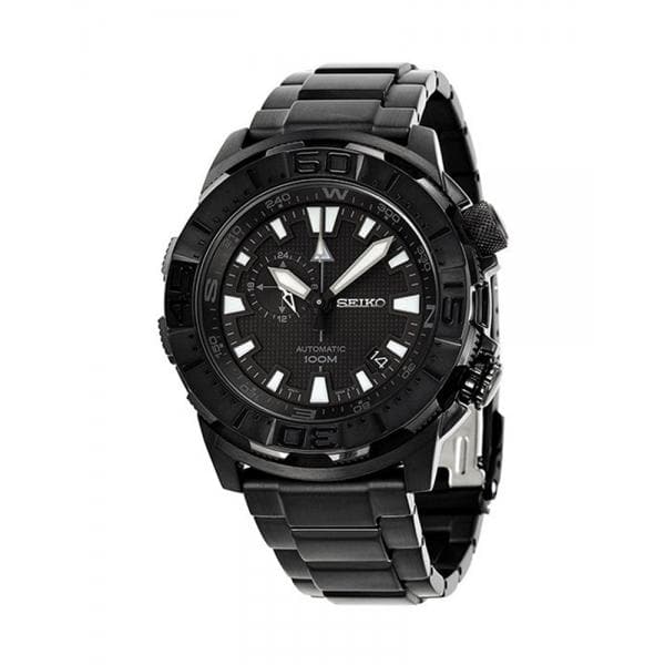 Seiko Superior 100M Men's Black PVD Plated Stainless Steel Strap Watch SSA051K1 - Diligence1International