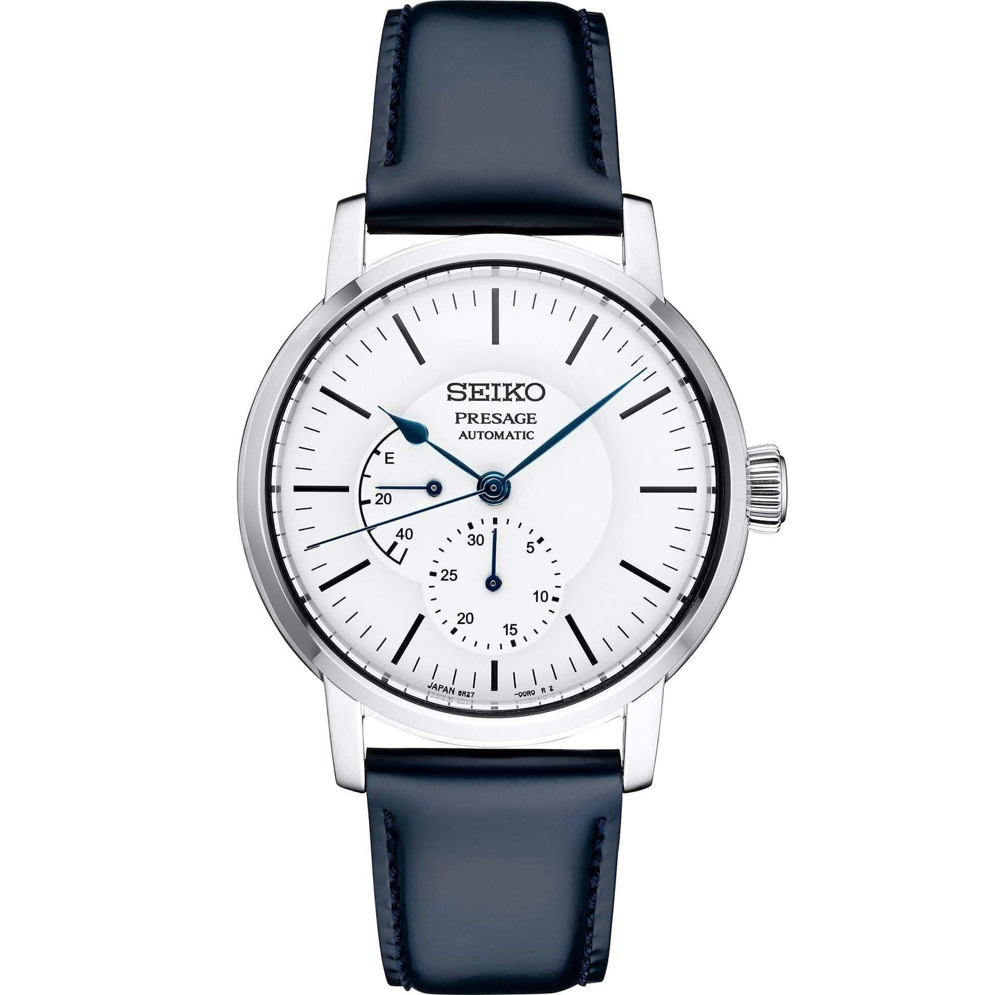 Seiko Presage Mens Watch w/ Pow. Res. Indicator Riki Enamel Collection White SPB161J1 - Diligence1International