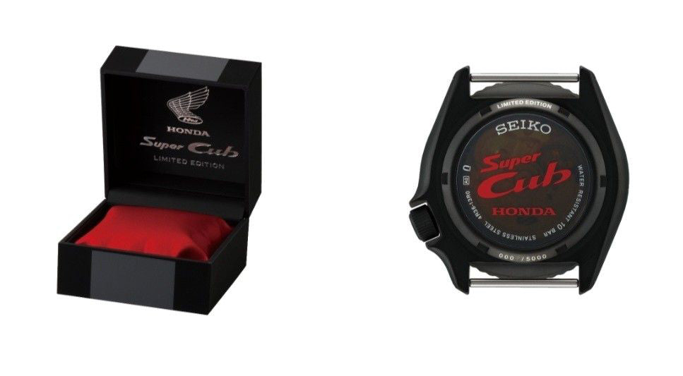 Seiko 5 100M X Honda Super Cub Limited Edition Automatic Watch SRPJ75K1