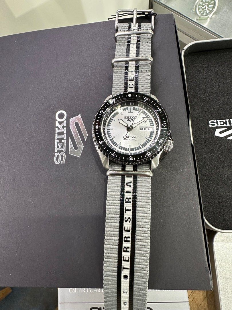 Seiko 5 100M X UltraSeven Double Anniversary Limited Edition Automatic Watch SRPJ79K1