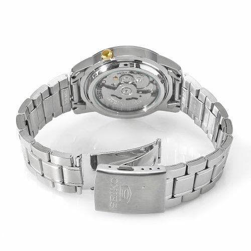 Seiko 5 Classic Men's Size Gold Dial Stainless Steel Strap Watch SNKK13K1 - Diligence1International