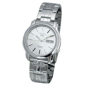 Seiko 5 Classic Men's Size Silver Dial Stainless Steel Strap Watch SNKK65K1 - Diligence1International