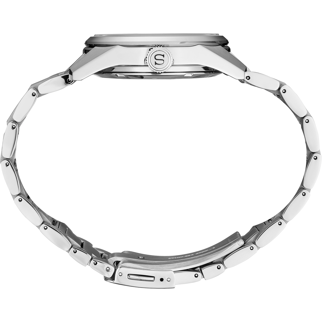 Seiko JAPAN Made Presage Sharp Edged Series Shironeri White Men's Stainless Steel Watch SPB165J1 - Diligence1International