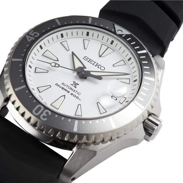 Seiko Prospex White Shogun Men's Titanium Case Rubber Strap Watch SPB191J1 - Diligence1International