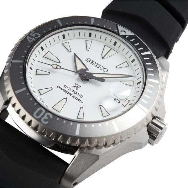 Seiko Prospex White Shogun Men's Titanium Case Rubber Strap Watch SPB191J1 - Diligence1International
