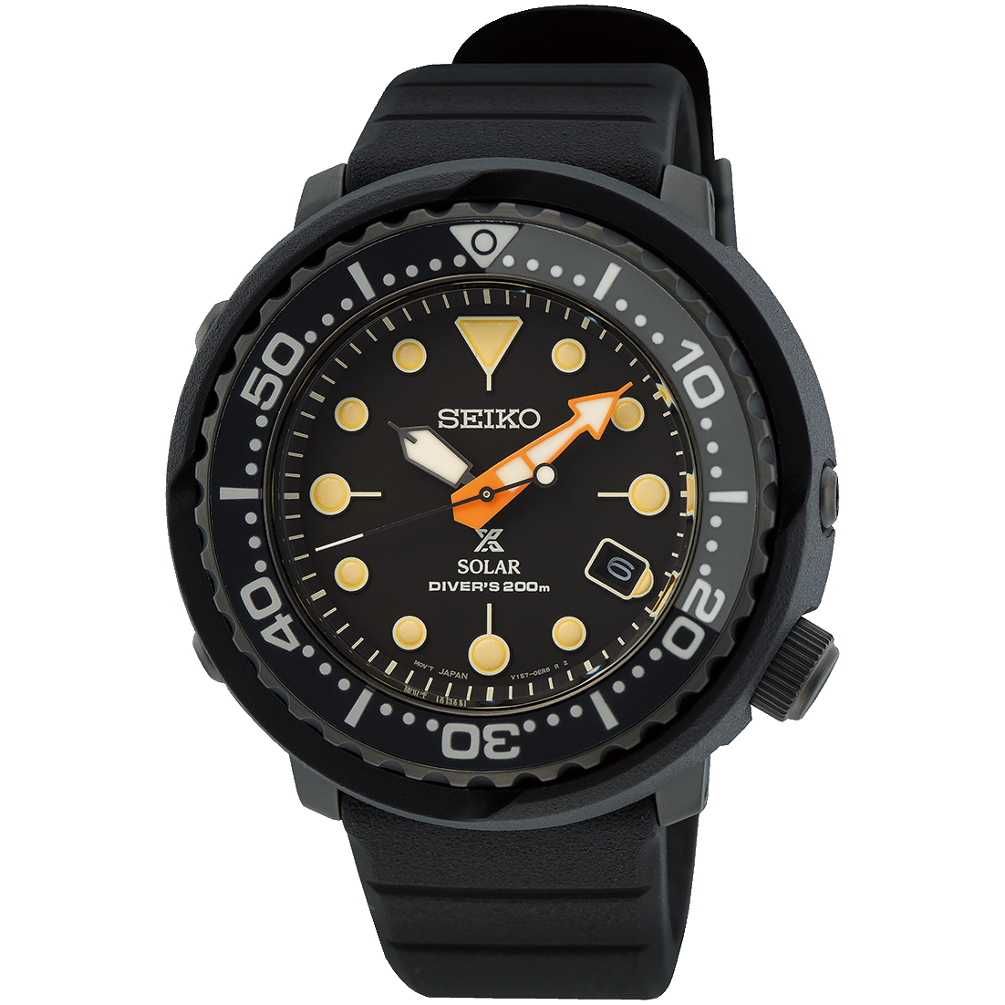 Seiko Prospex Black Series Limited Edition Solar Tuna Diver's Men's Watch SNE577P1