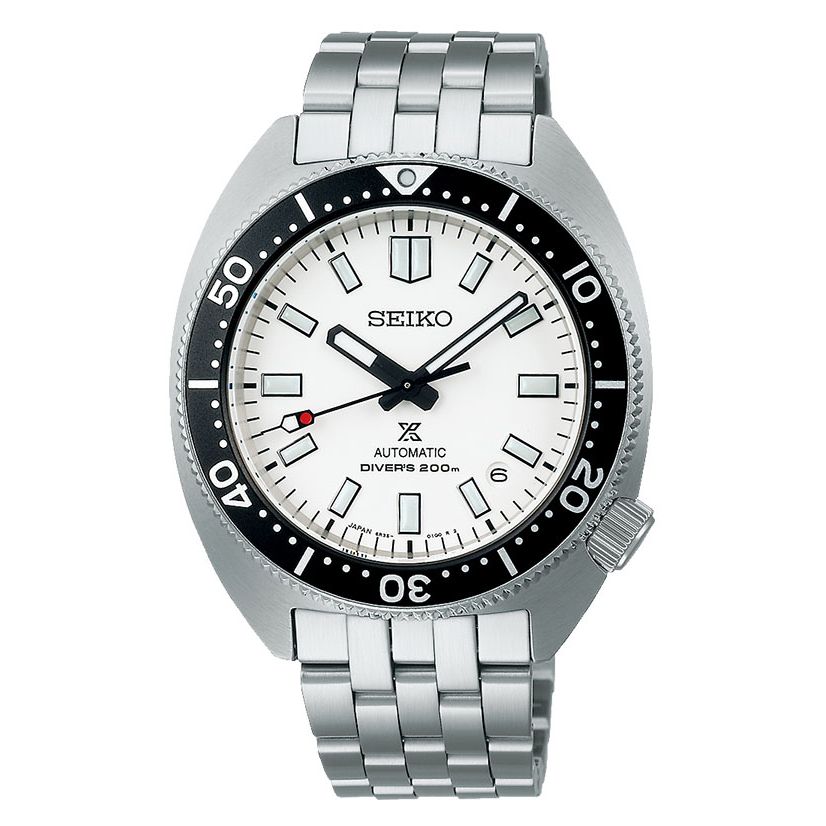 Seiko Prospex 1968 Heritage Slim Turtle Reinterpretation White 200M Stainless Steel Watch SPB313J1