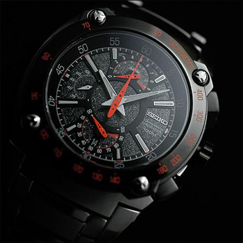 Seiko Sportura Double Retrograde Chronograph Men's Stainless Steel Watch SPC039P1 - Diligence1International