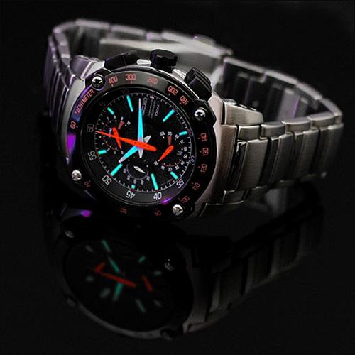 Seiko Sportura Double Retrograde Chronograph Men's Stainless Steel Watch SPC039P1 - Diligence1International