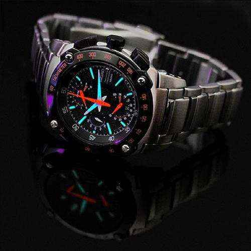 Seiko Sportura Double Retrograde Chronograph Men's Stainless Steel Watch SPC039P1 - Diligence1International