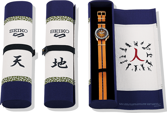 Seiko 5 Sports 100M Naruto Uzumaki LE Automatic Men's Watch Orange Dial Nylon Strap SRPF70K1 - Diligence1International